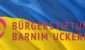 Ukrainische Fahne mit Kogo BBU